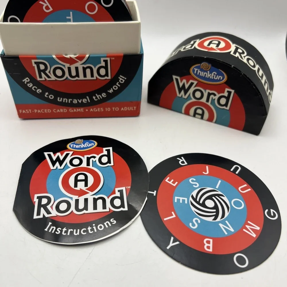 Word A Round: Race To Unravel The Word! Fast-Paced Card Game - Thinkfun 2012‎